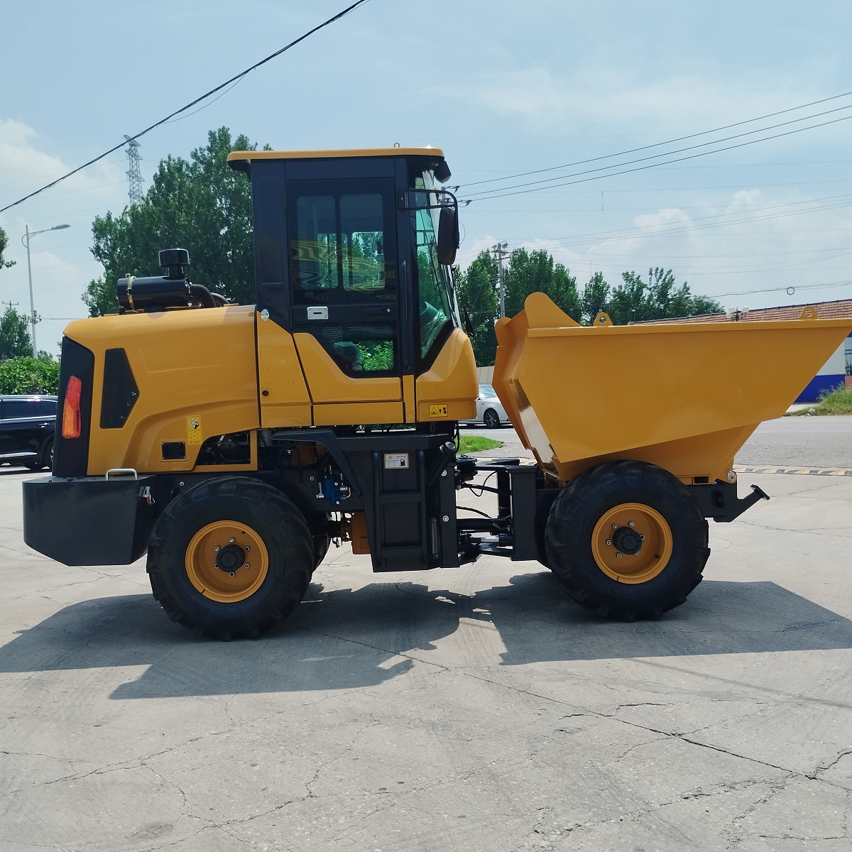 DP100 FY100T 10ton site dumper